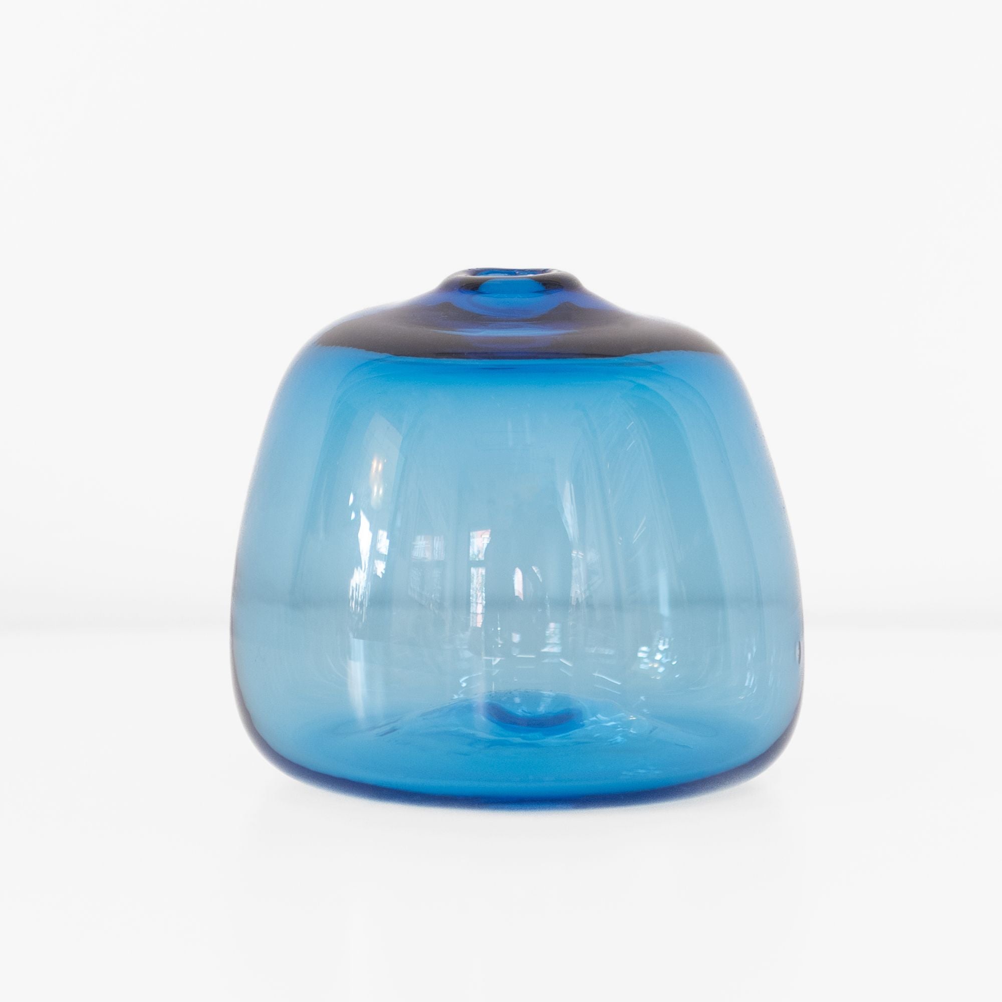 Big Gem Square Vase in Blue, from Gary Bodker