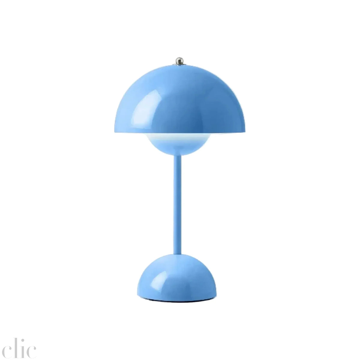 Flower Pot Table Lamp Swim Blue, from Verner Panton