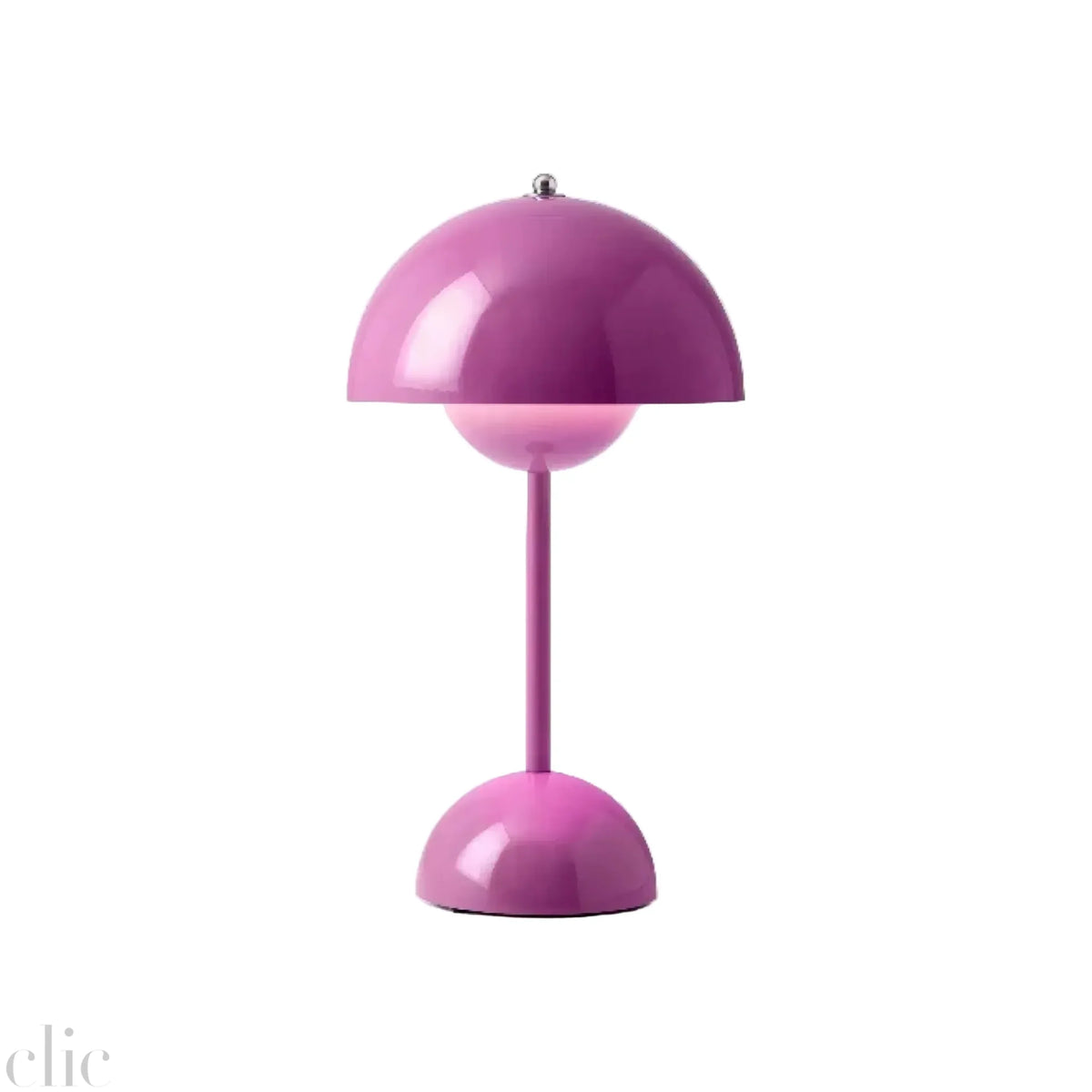 Flower Pot Table Lamp in Tangy Pink, from Verner Panton