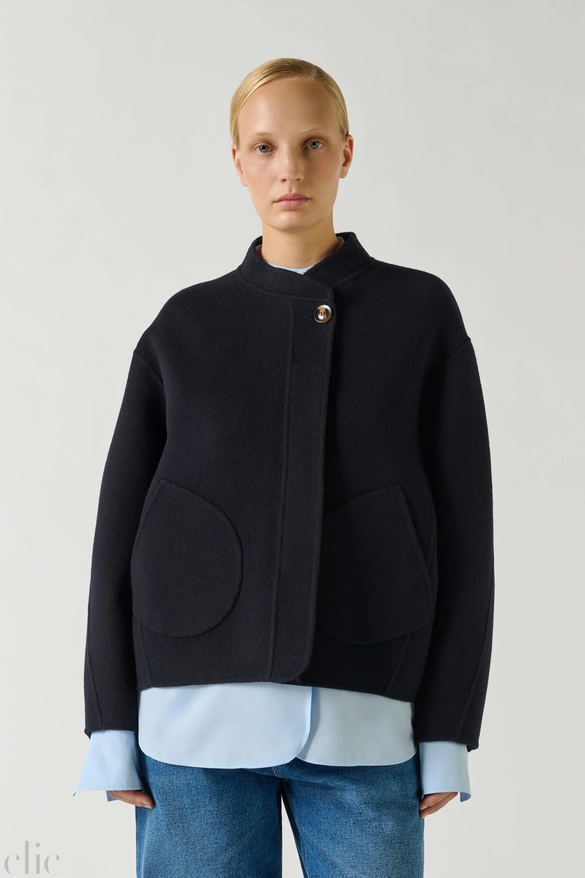 Windsor Coat in Deep Navy, from Soeur