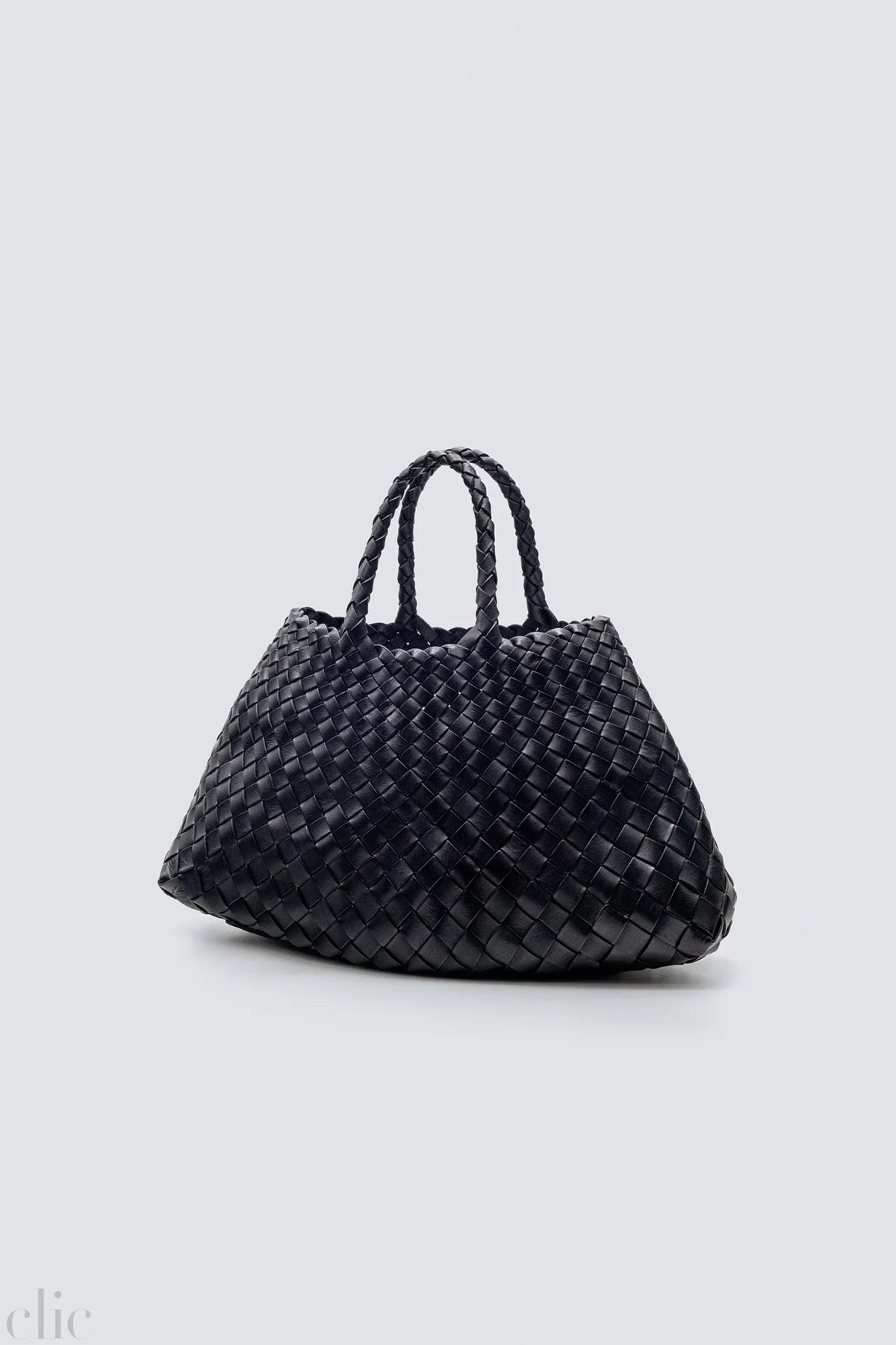 Small Santa Croce Bag in Black, from Dragon Diffusion