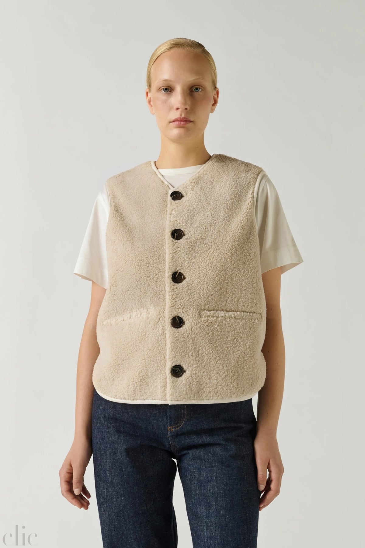 Fusil Jacket in Ecru, from Soeur