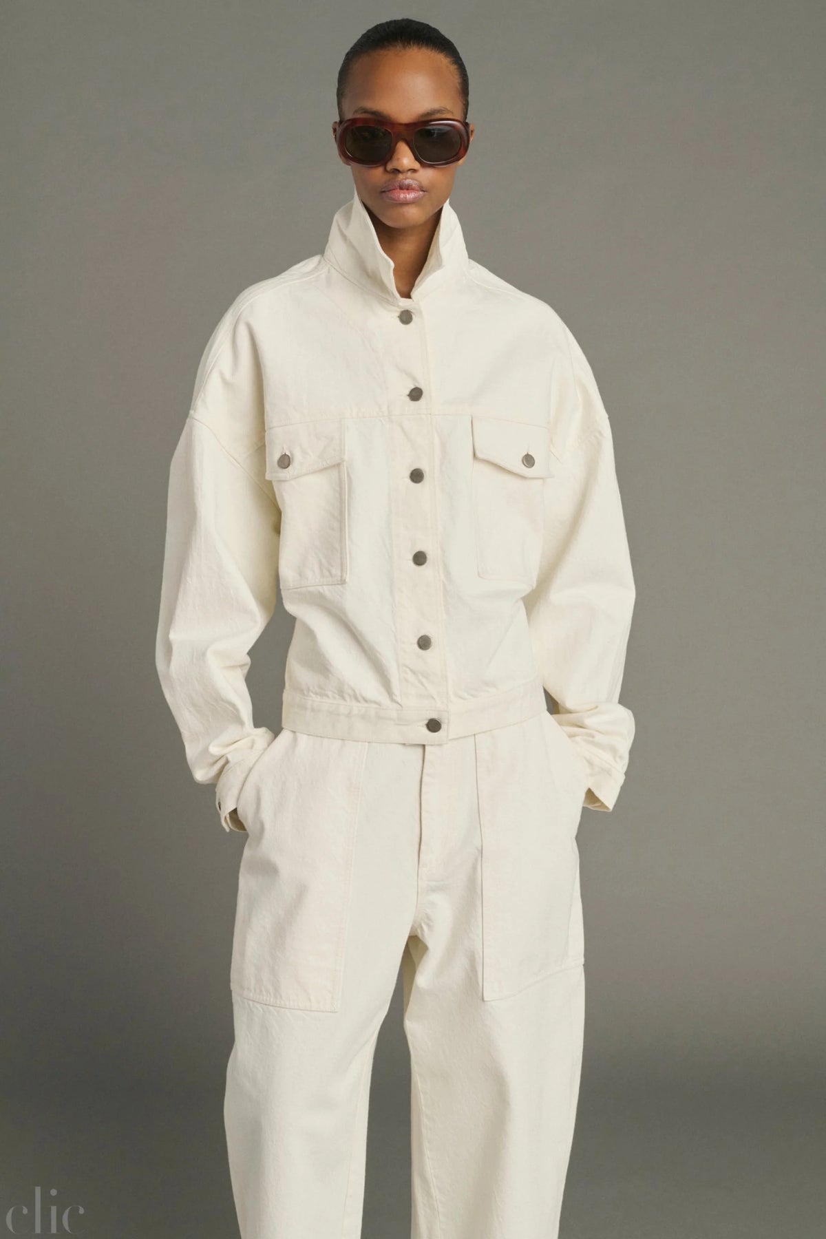Lys Jacket in Ecru, from Soeur