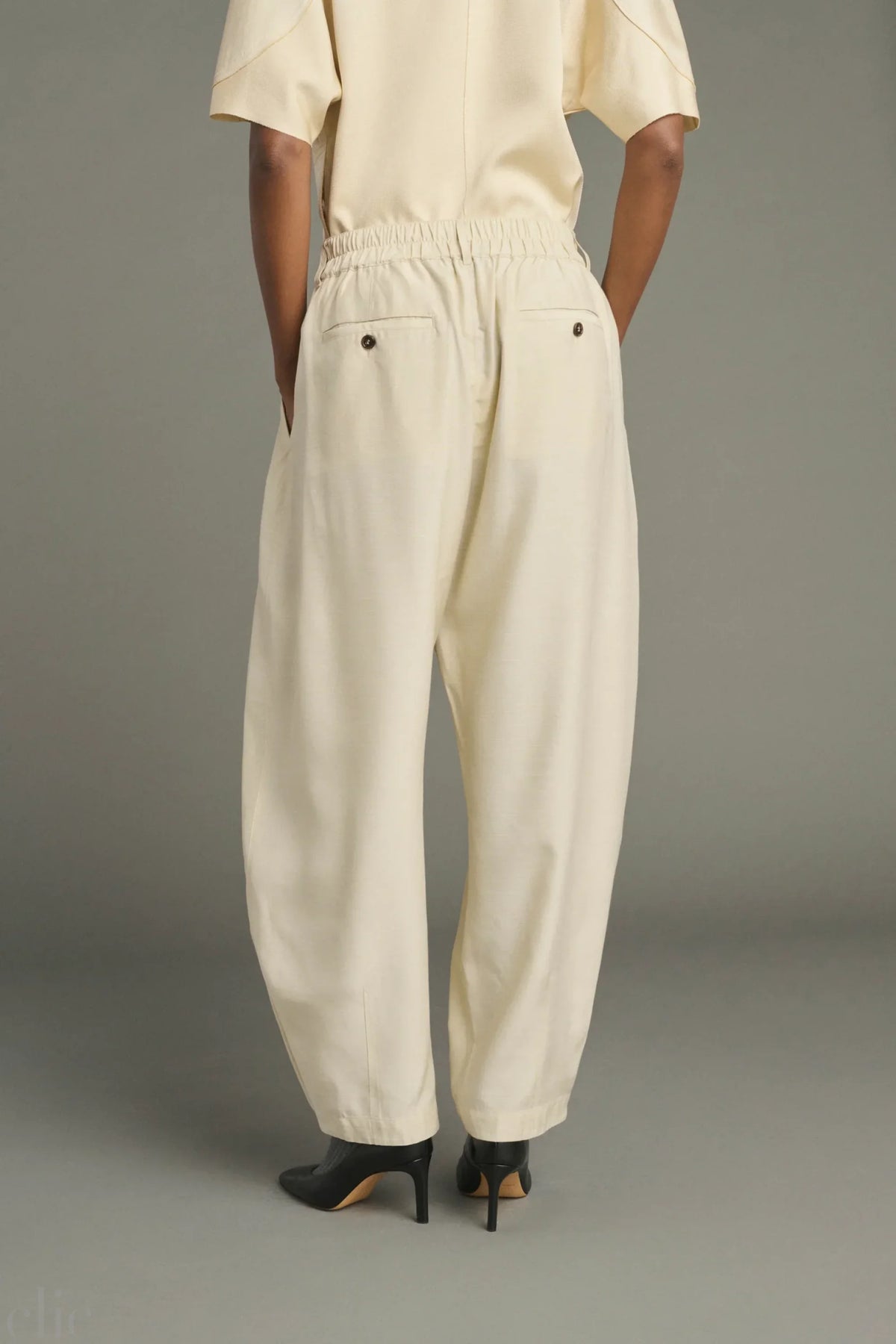 Vernon Pants in Ecru, from Soeur