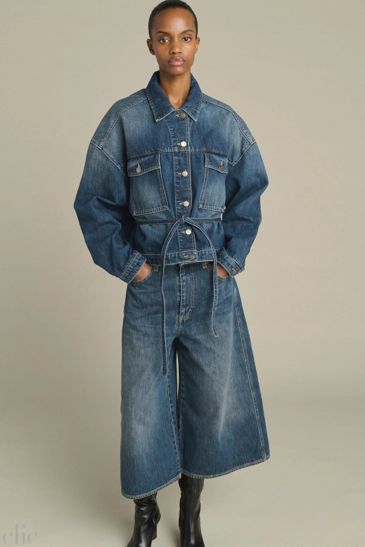 Lys Jacket in Denim, from Soeur