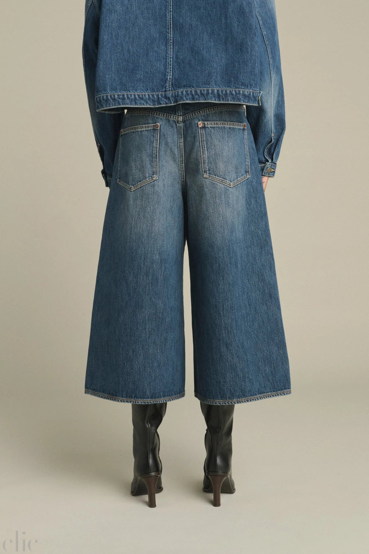 Joyce Bermuda Shorts in Denim, from Soeur