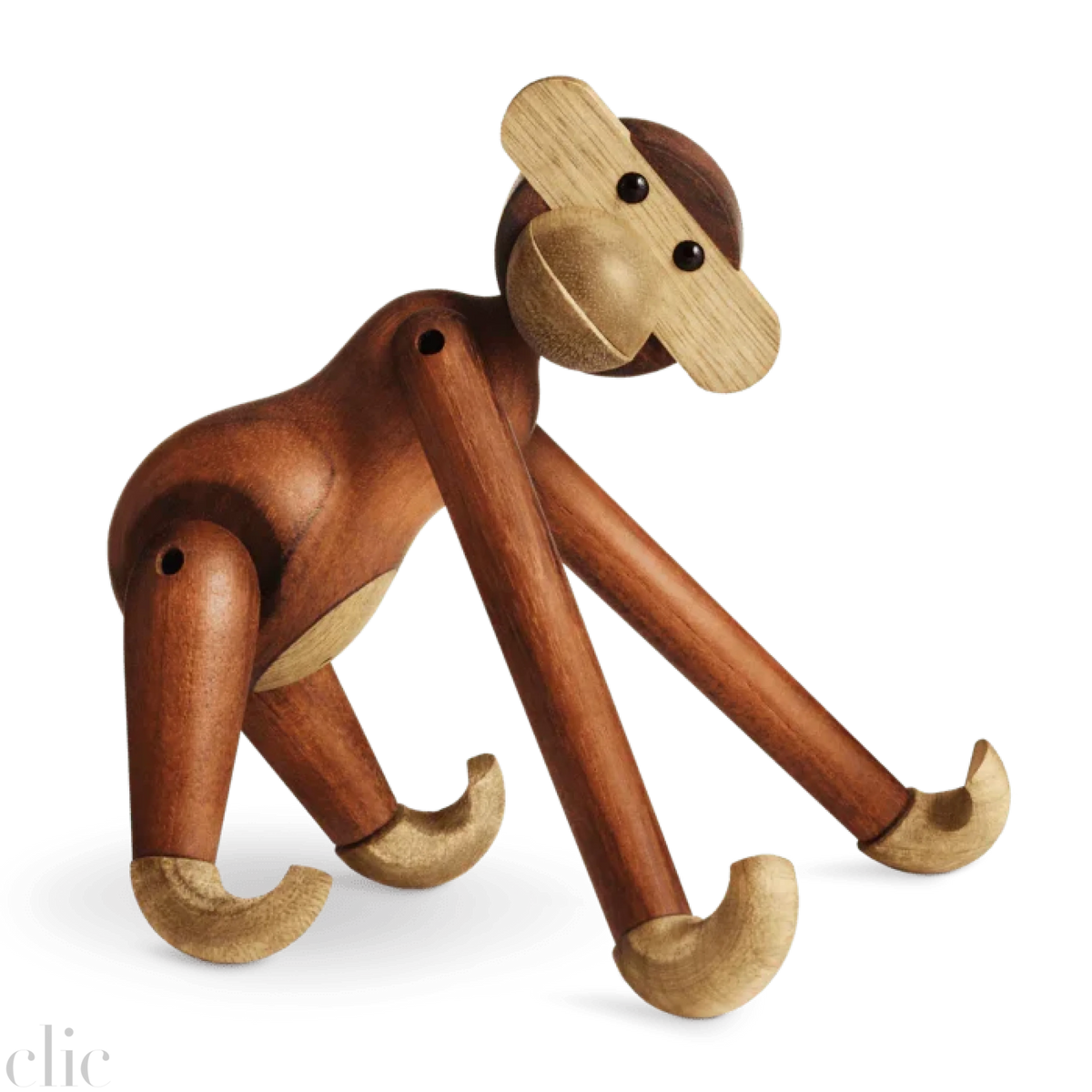 Small Monkey in Teak and Limba