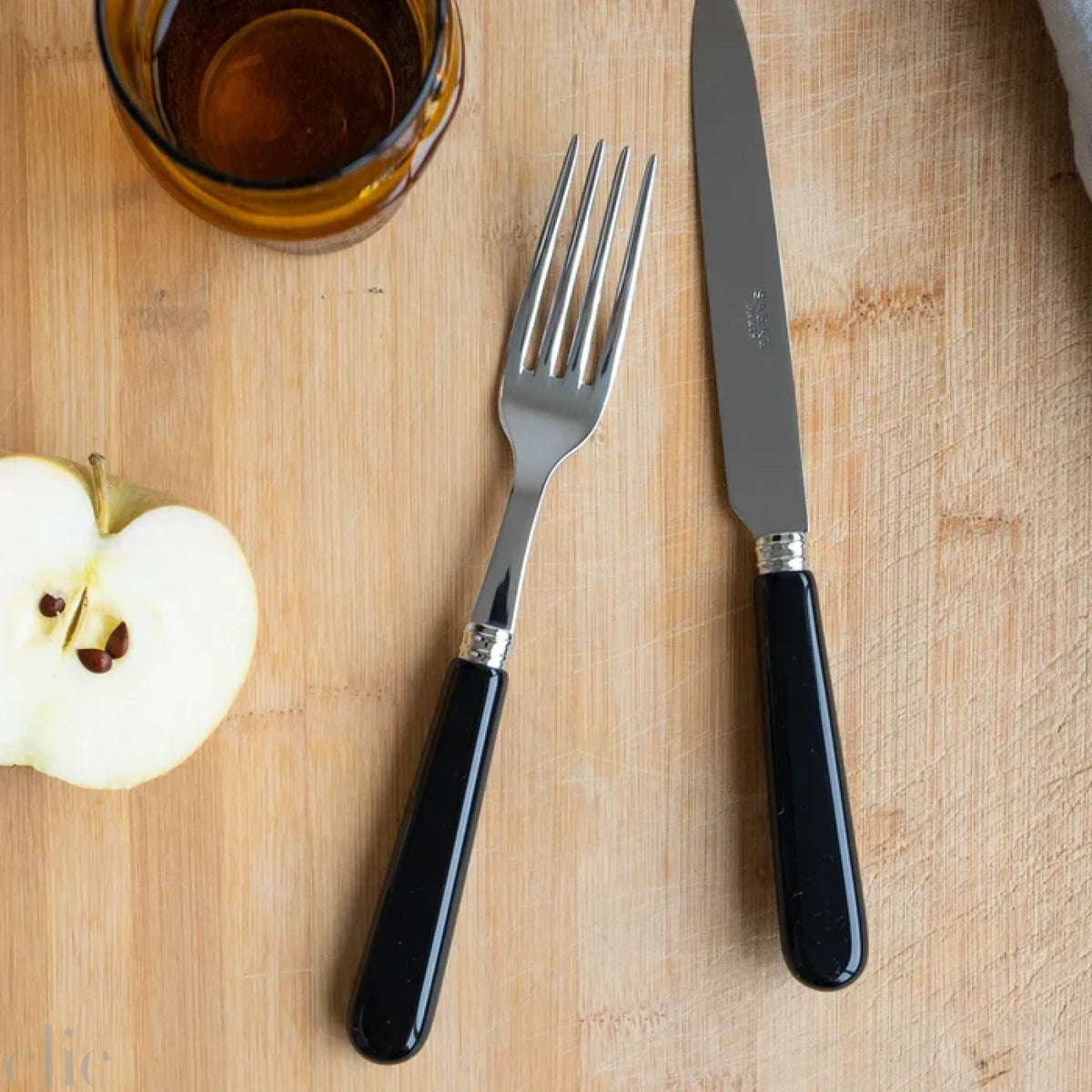 Pop Unis 5 Piece Place Settingin Black, from Sabre