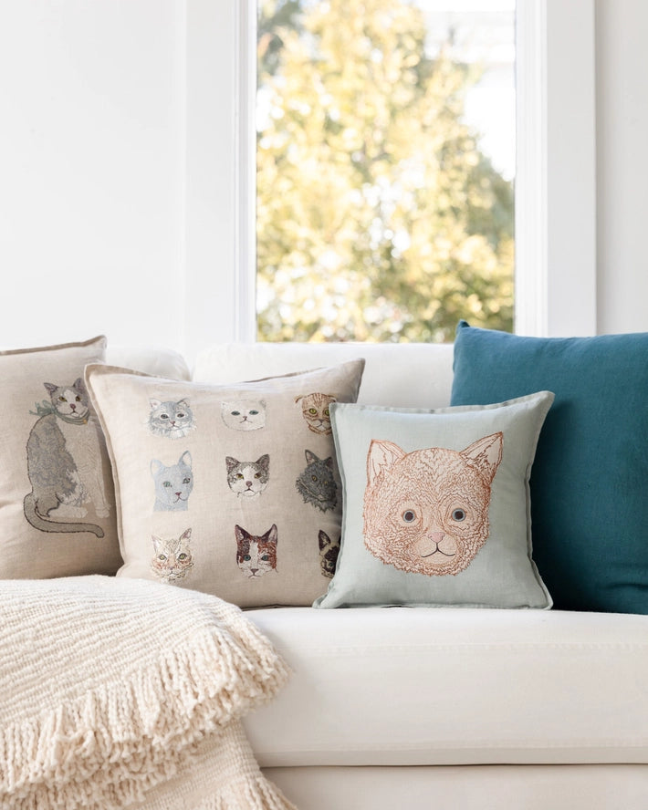 Cats Pillow, from Coral & Tusk