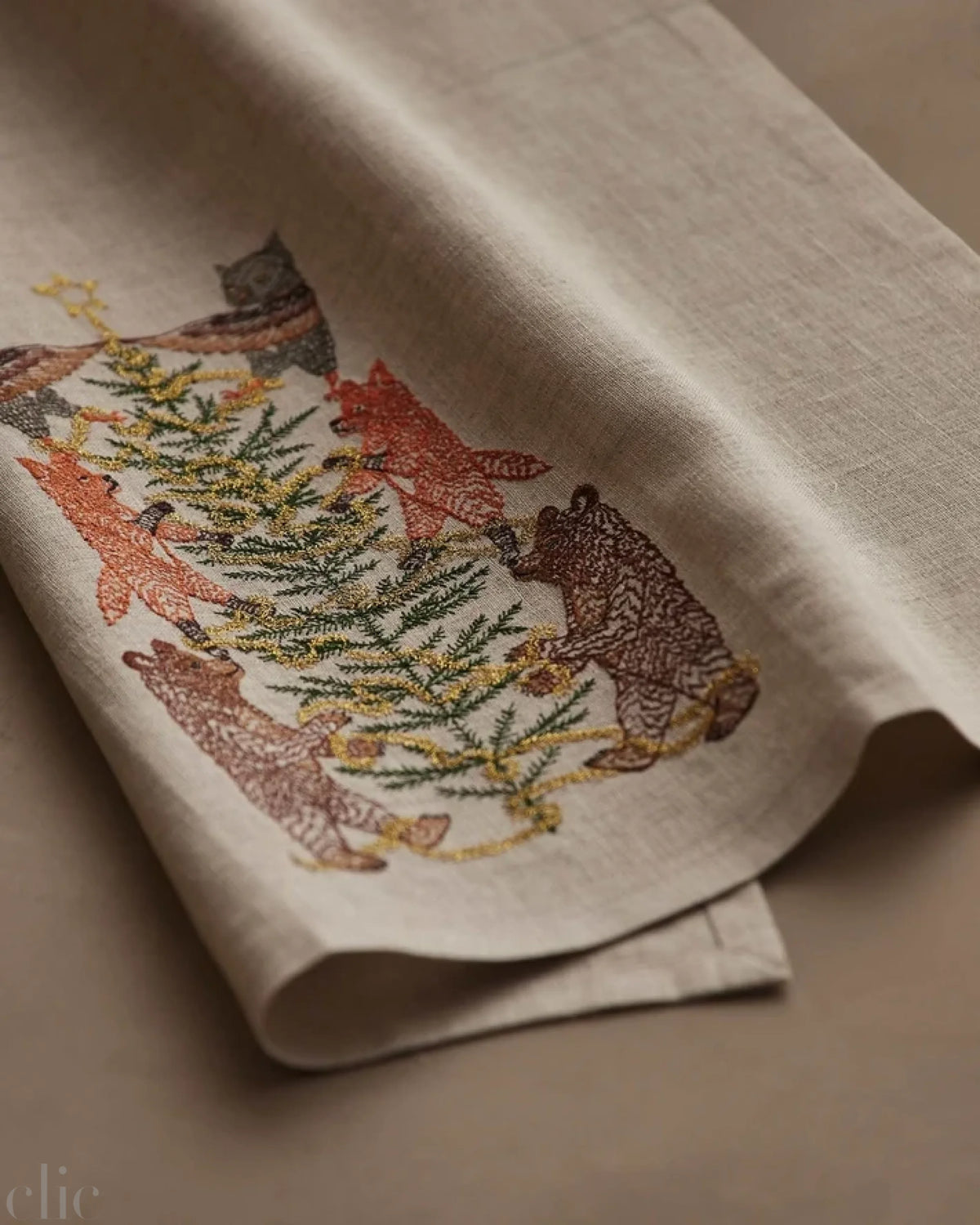 Tinsel Tea Towel, from Coral & Tusk