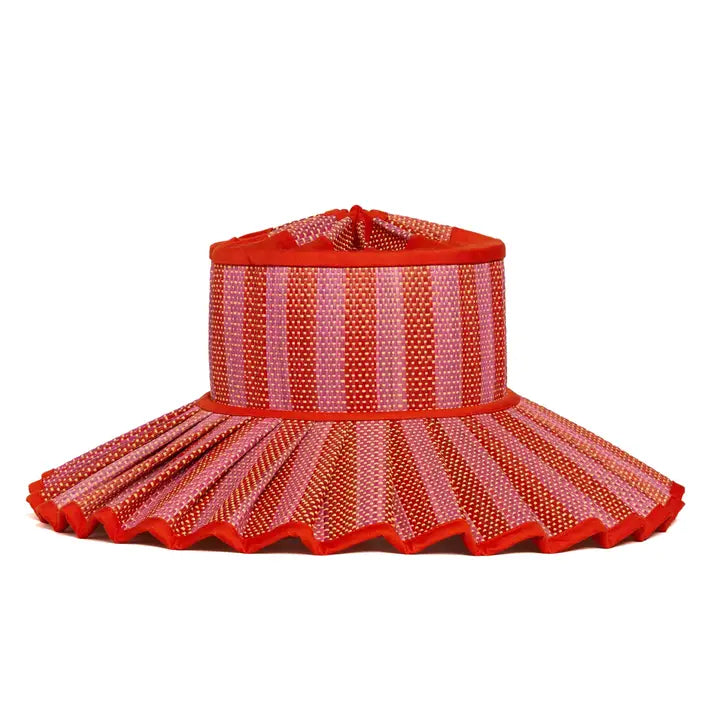 Love Heart Island Capri Hat in Tangerine, from Lorna Murray