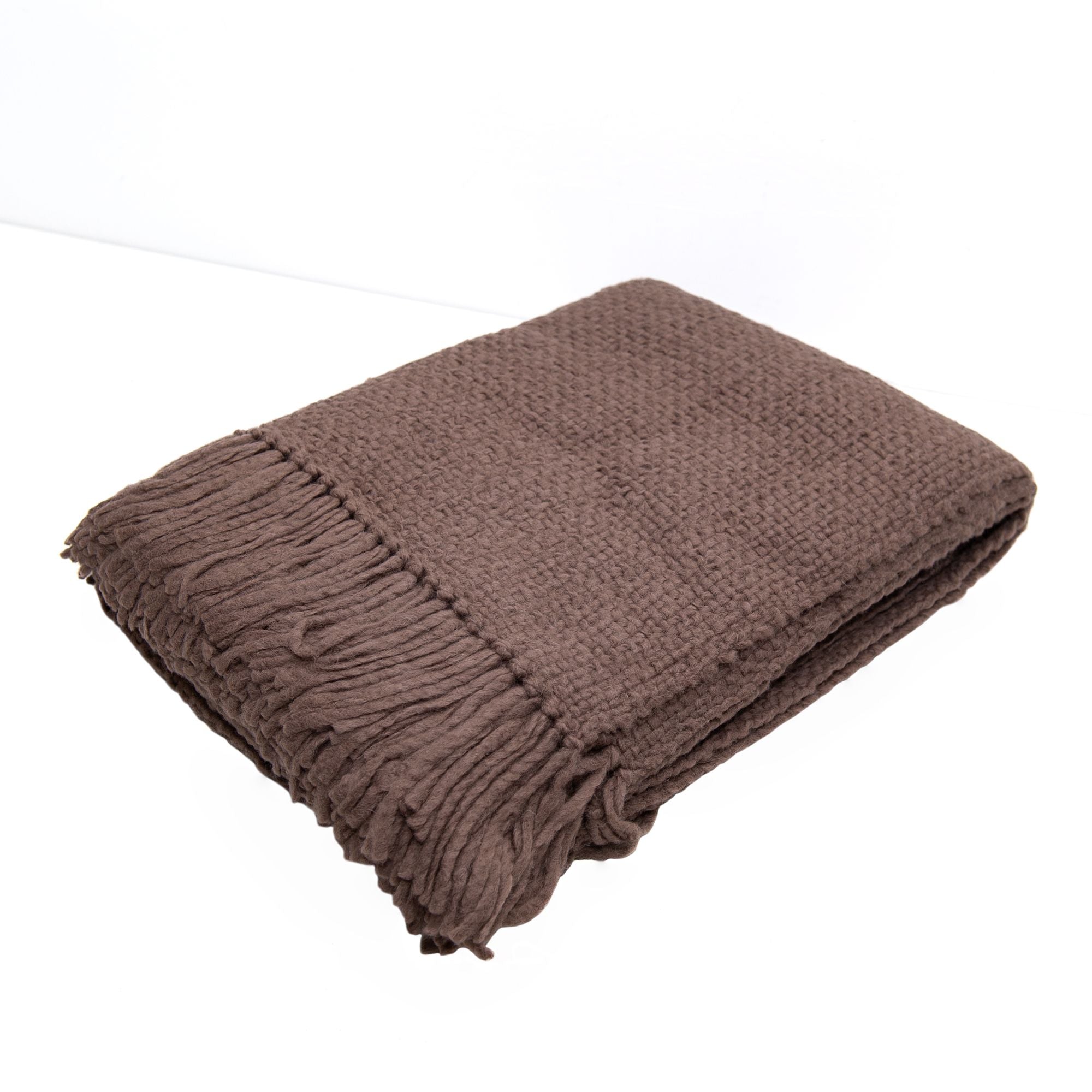 Hand Loomed Throw in Mineral, from Intiearth