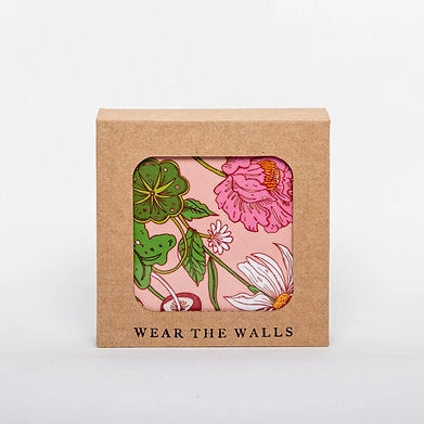 Coaster Set of 4 in Bloom, from Wear the Walls