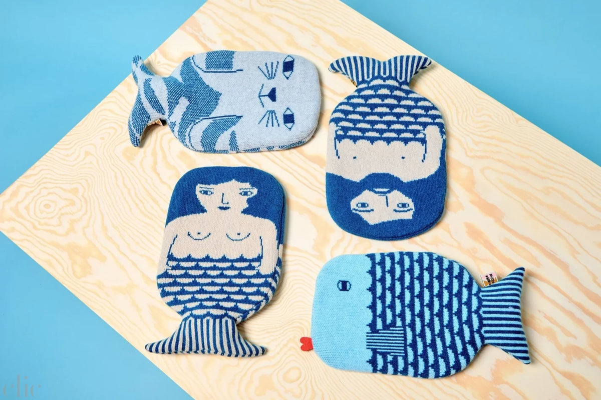 Merman Hot Water Bottle, from Donna Wilson