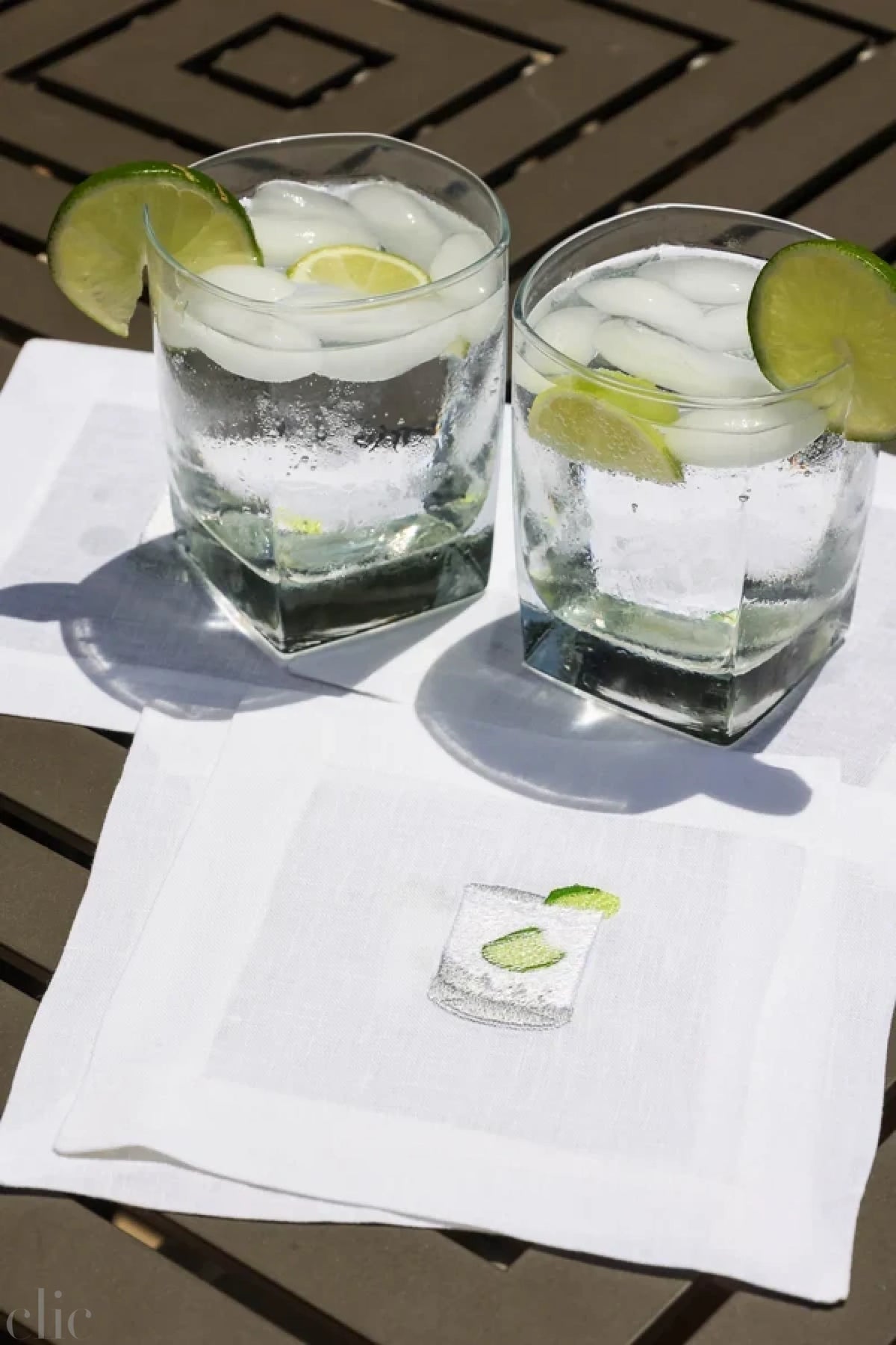 Gin and Tonic Cocktail Napkins