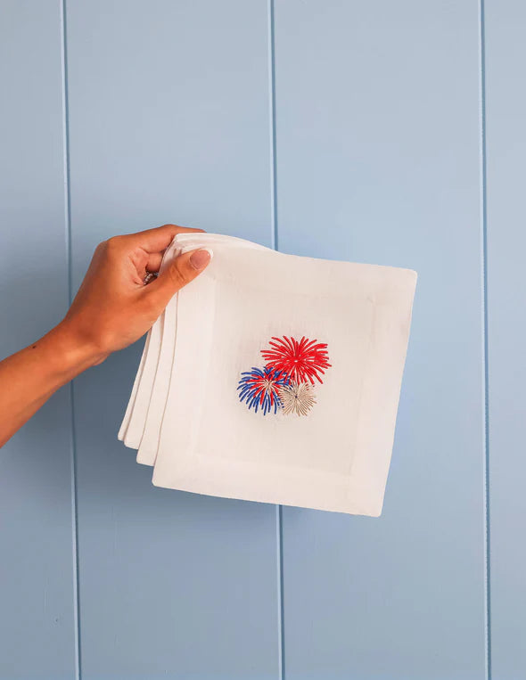 4th of July Cocktail Napkins, from Lettermade