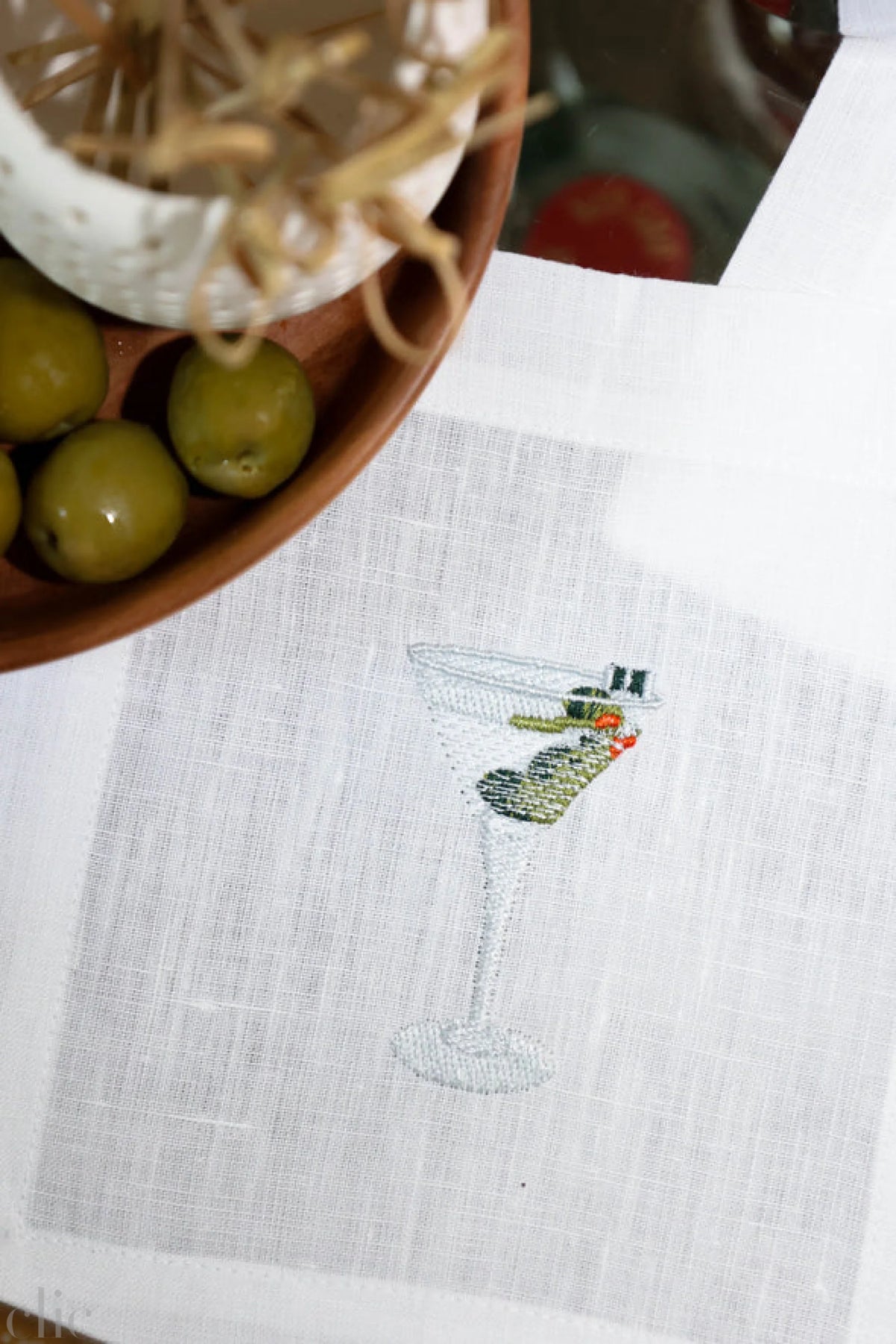 Martini Cocktail Napkins, from Lettermade
