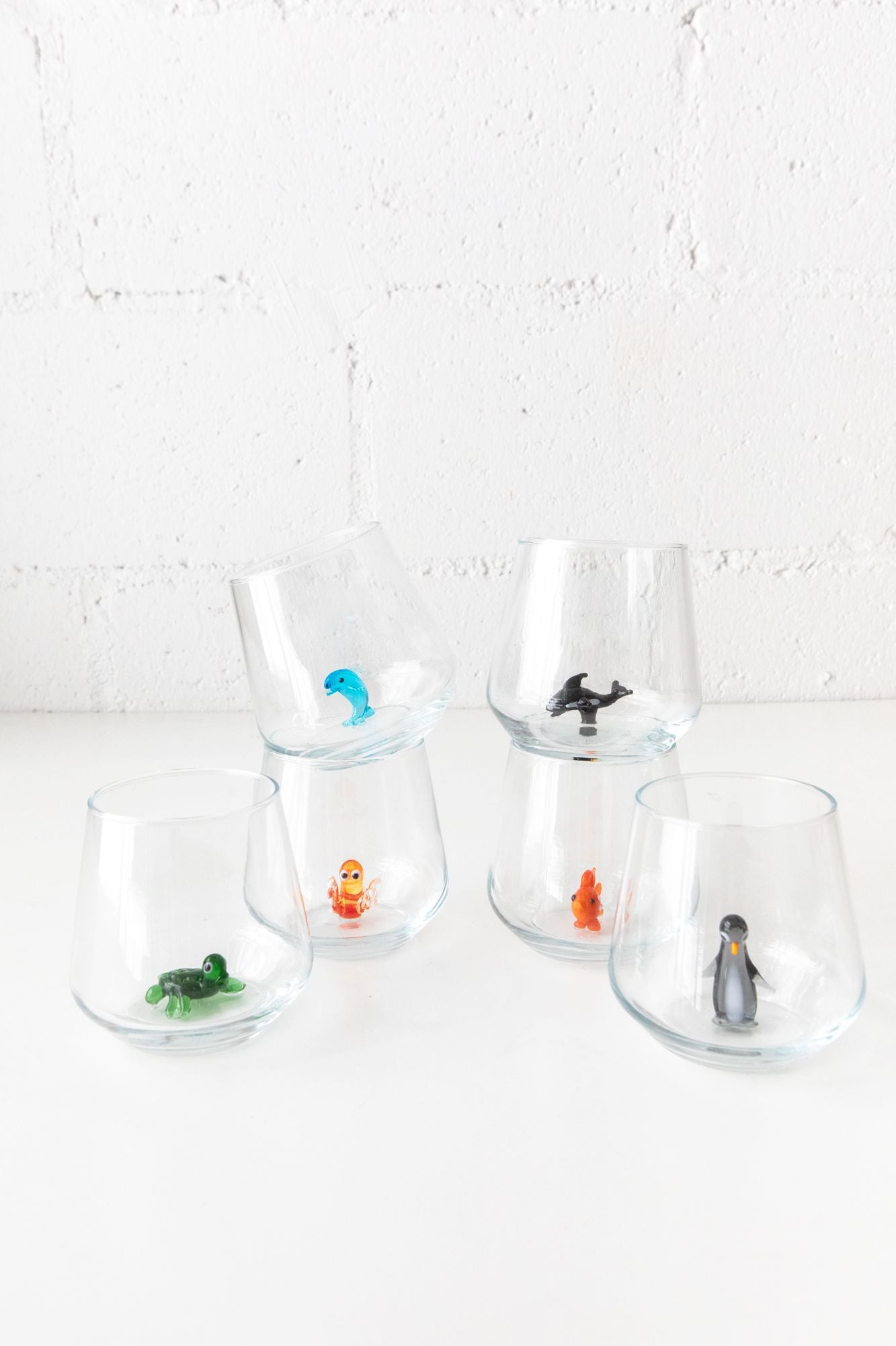 Ocean Drinking Glass Set, from Minizoo