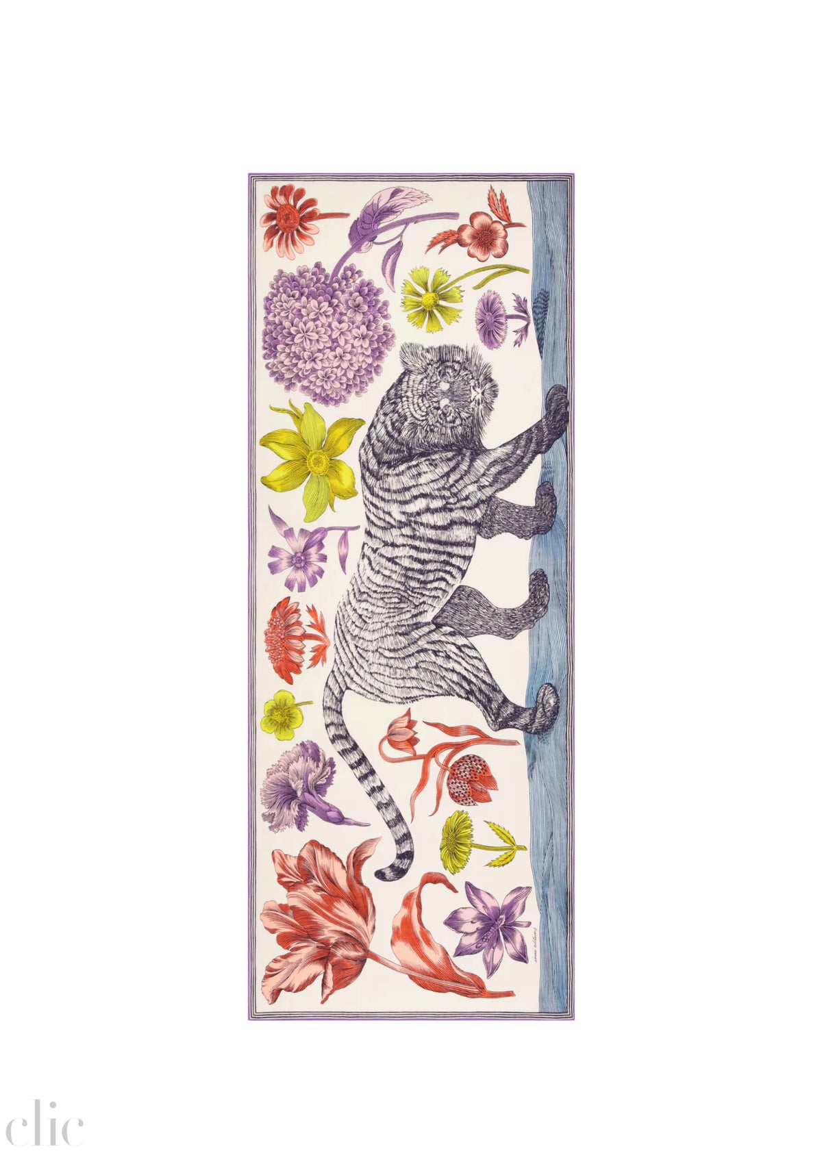 Gustav Scarf in Multicolor, from Inoui Editions