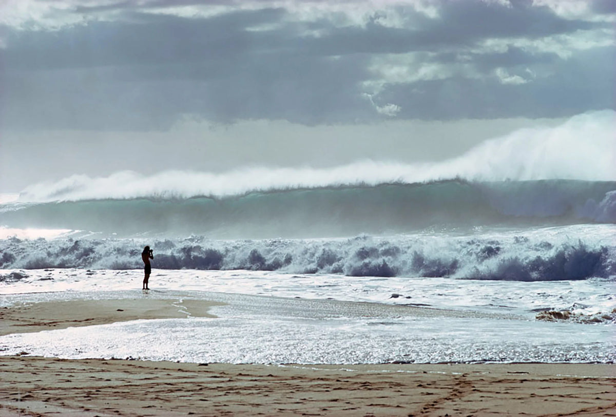 Ke Iki Beach, Oahu, Hi 1974 by Jeff Divine