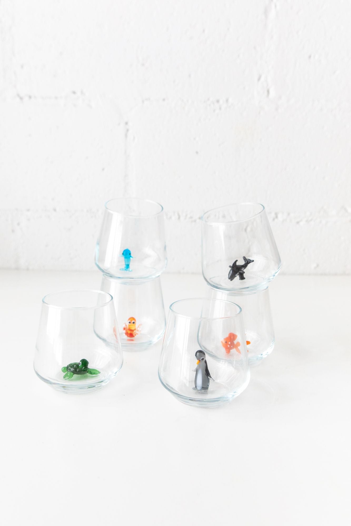 Ocean Drinking Glass Set, from Minizoo
