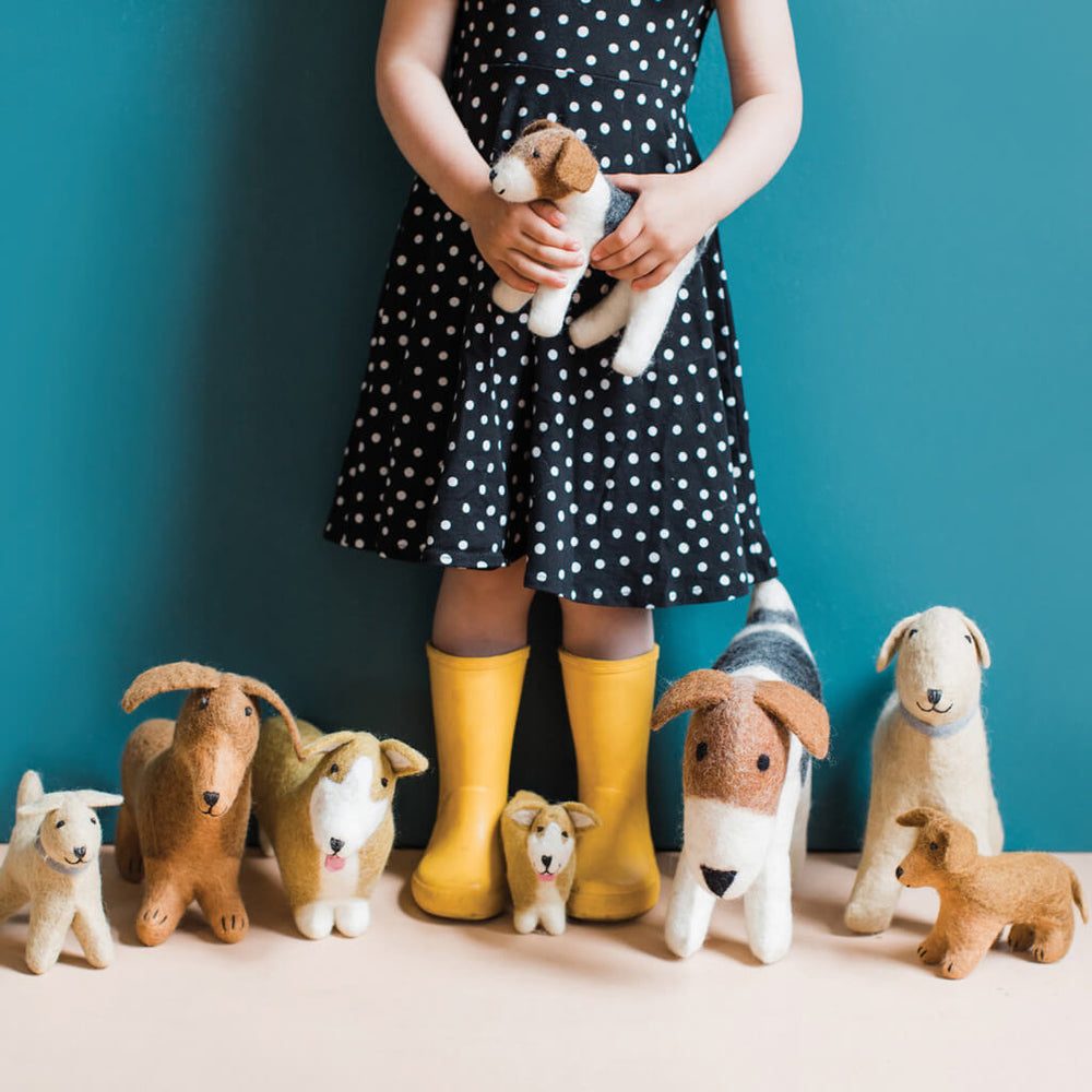 Hand Felted Dachshund, from Mulxiply