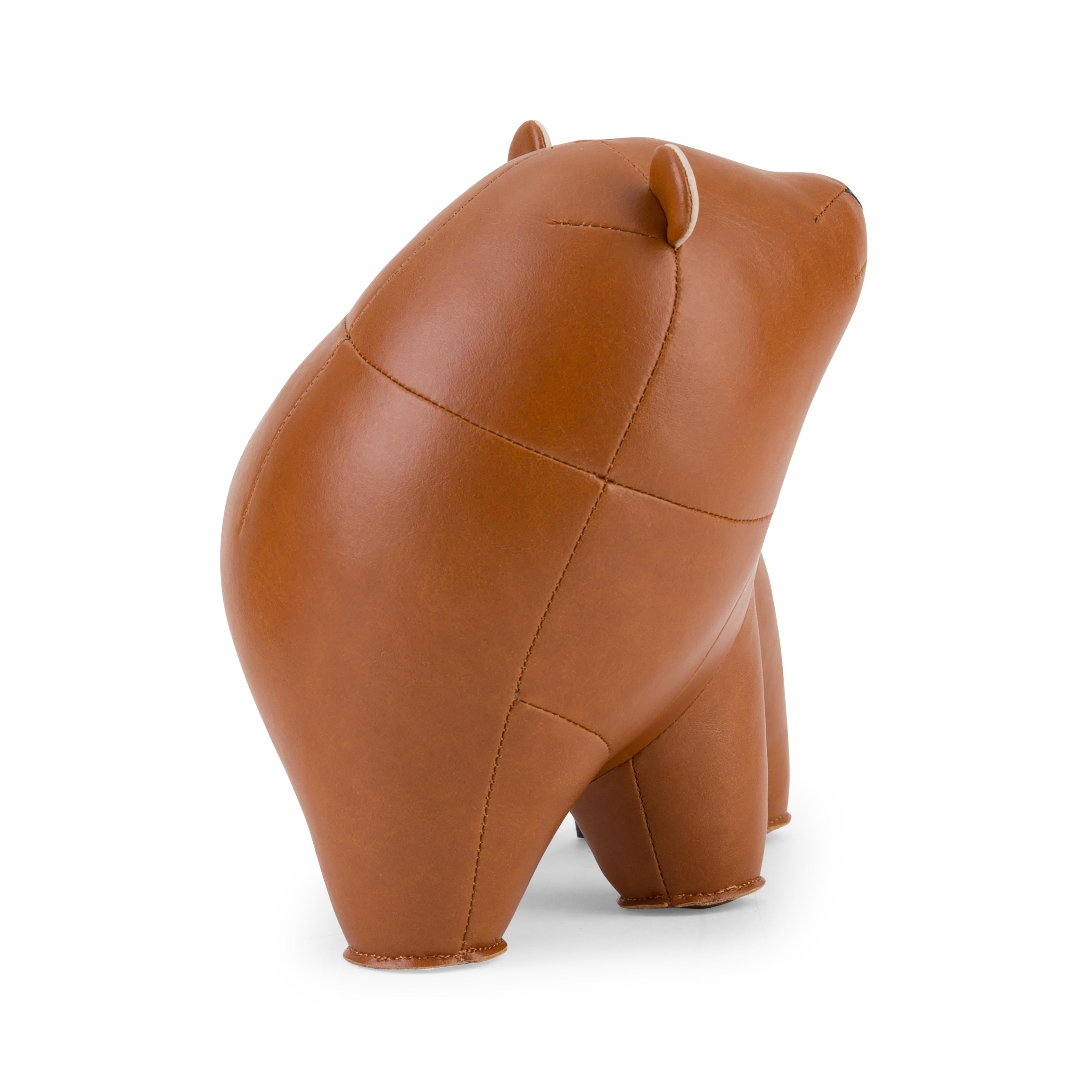 Bear Bero Bookend in Tan and Wheat, from Zuny