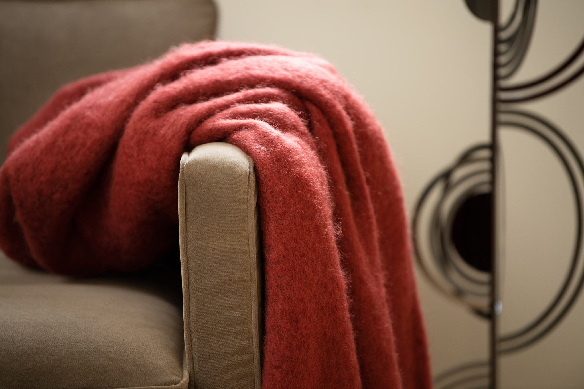 Mohair Blanket Fired Earth, from Stackelbergs