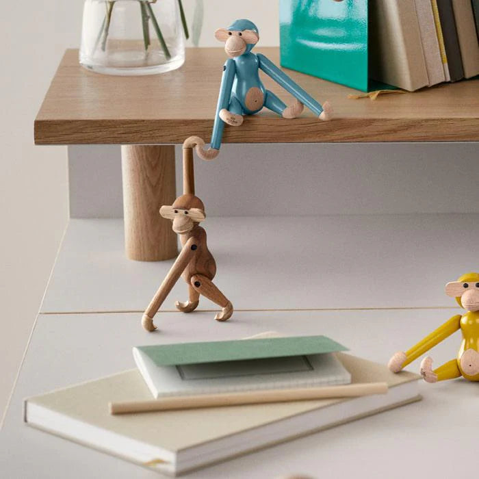 Mini Monkey in Teak and Limba, from Kay Bojesen