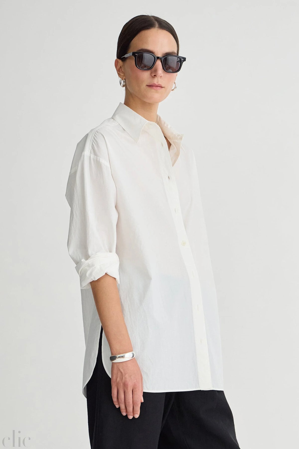 Isolde Button Down in Cream, from Apiece Apart