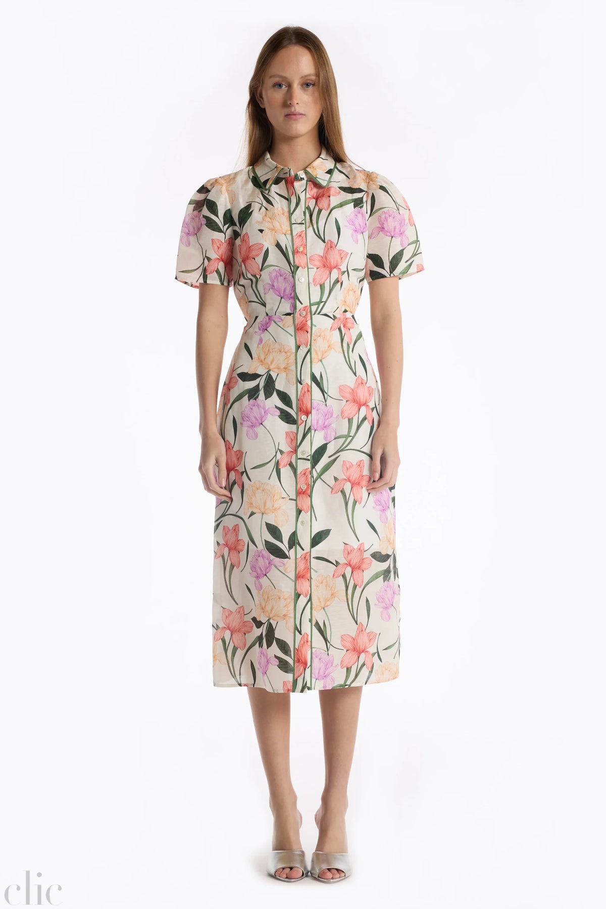 Cecile Dress in Jardin Ivory, from Christy Lynn