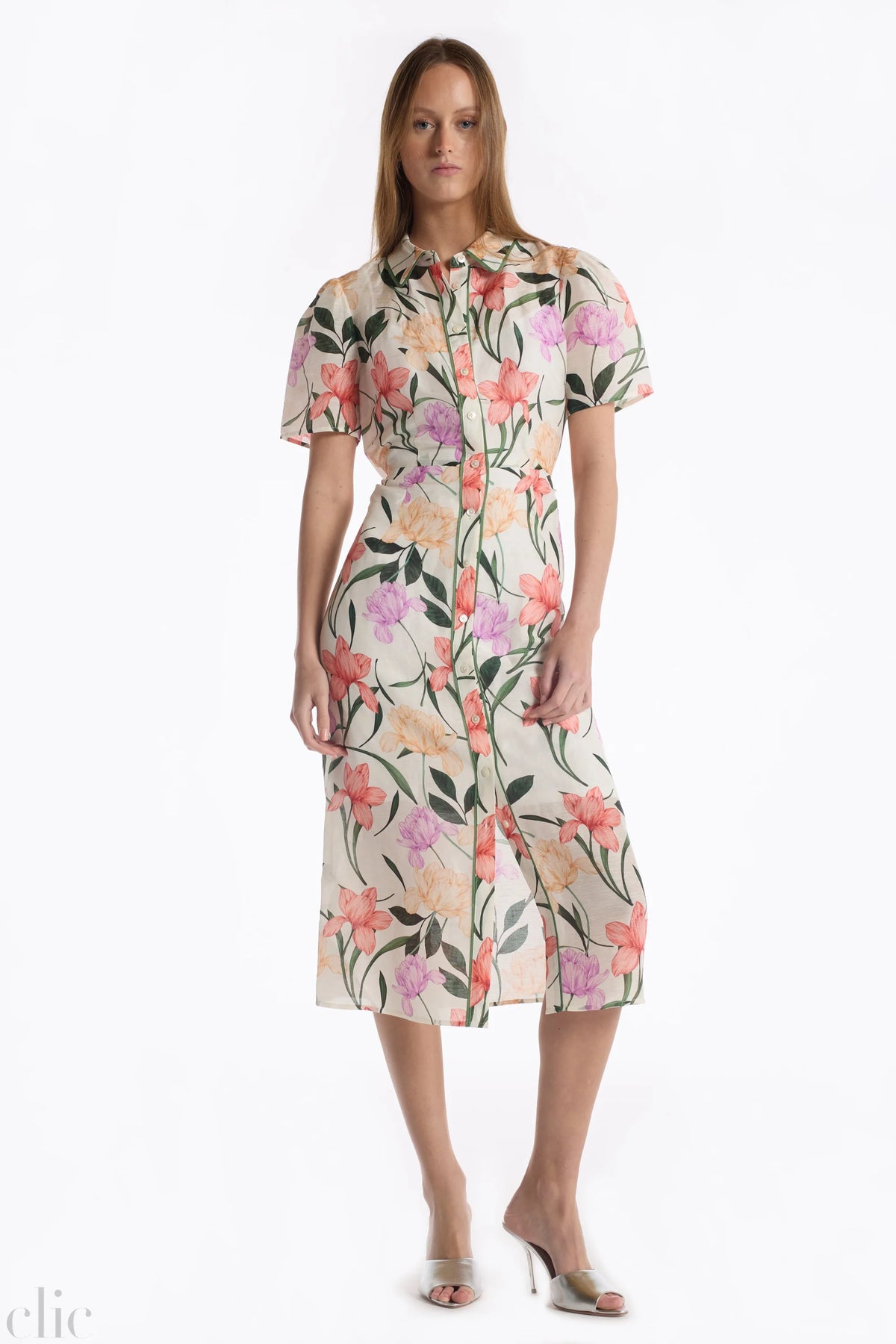 Cecile Dress in Jardin Ivory, from Christy Lynn