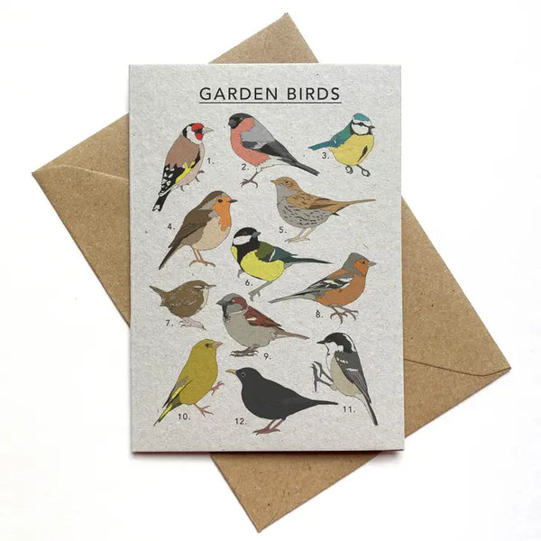 British Garden Birds Card
