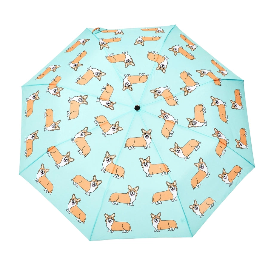Compact Corgi Umbrella in Mint, from Original Duckhead