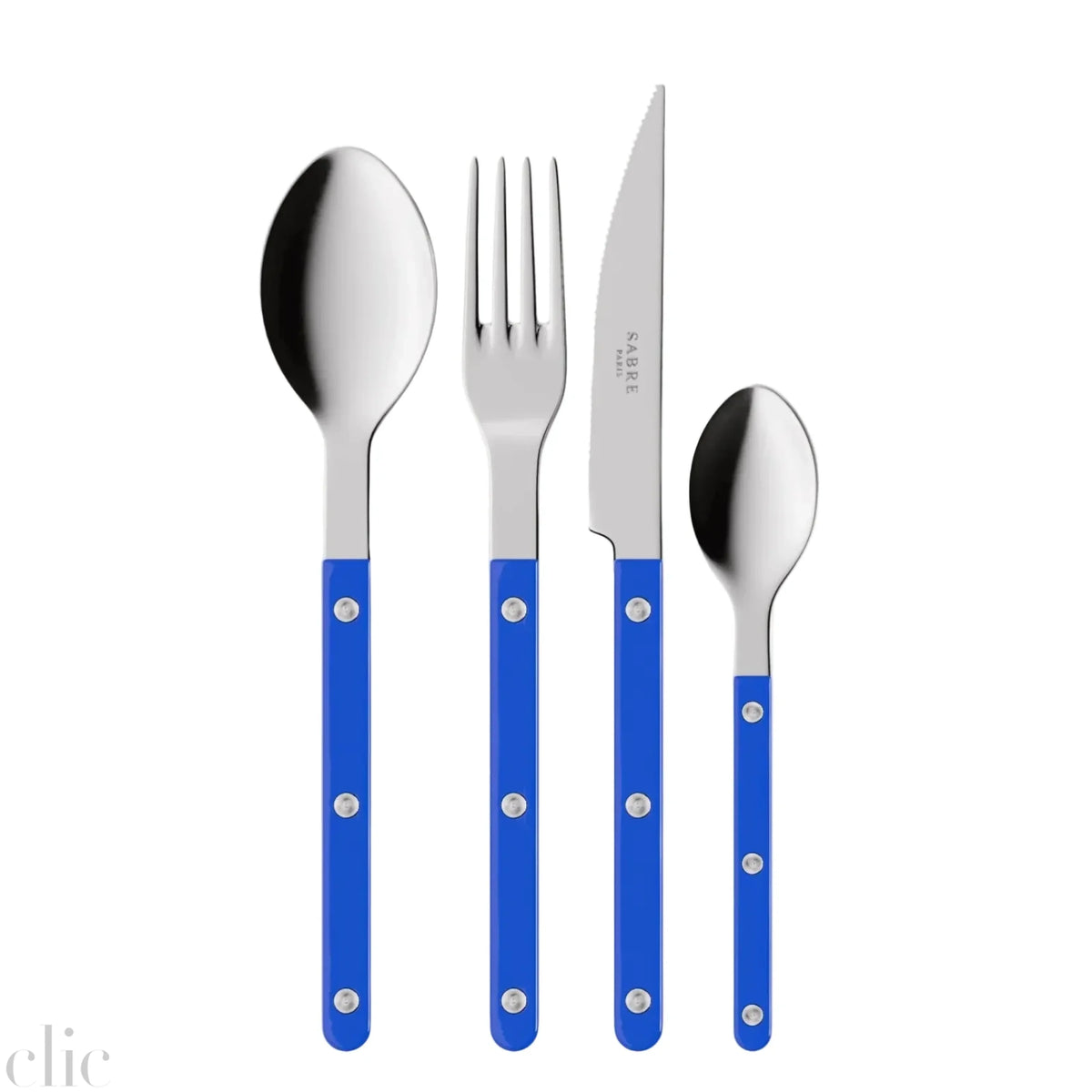 4 Piece Bistrot Set in Lapis Blue, from Sabre