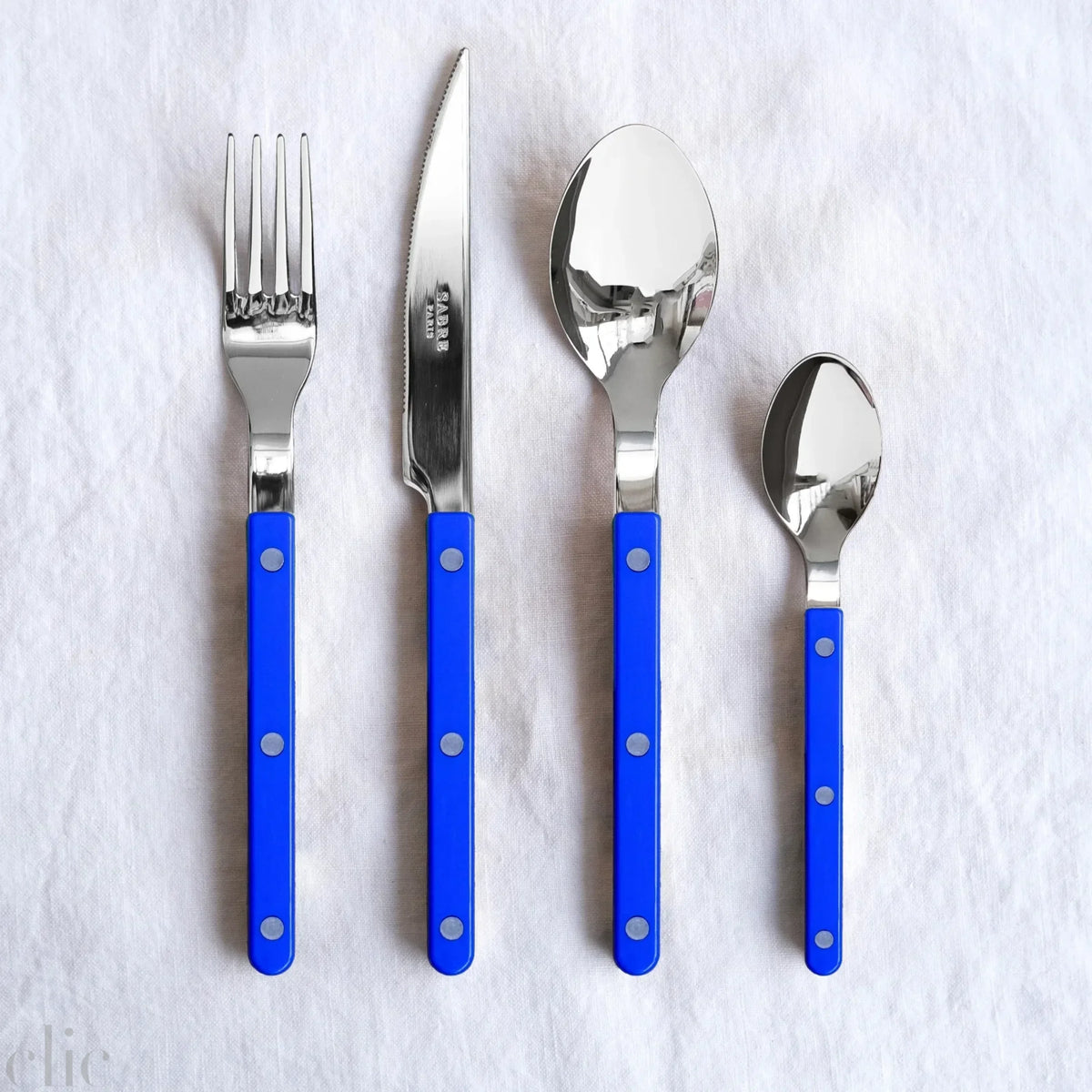 4 Piece Bistrot Set in Lapis Blue, from Sabre