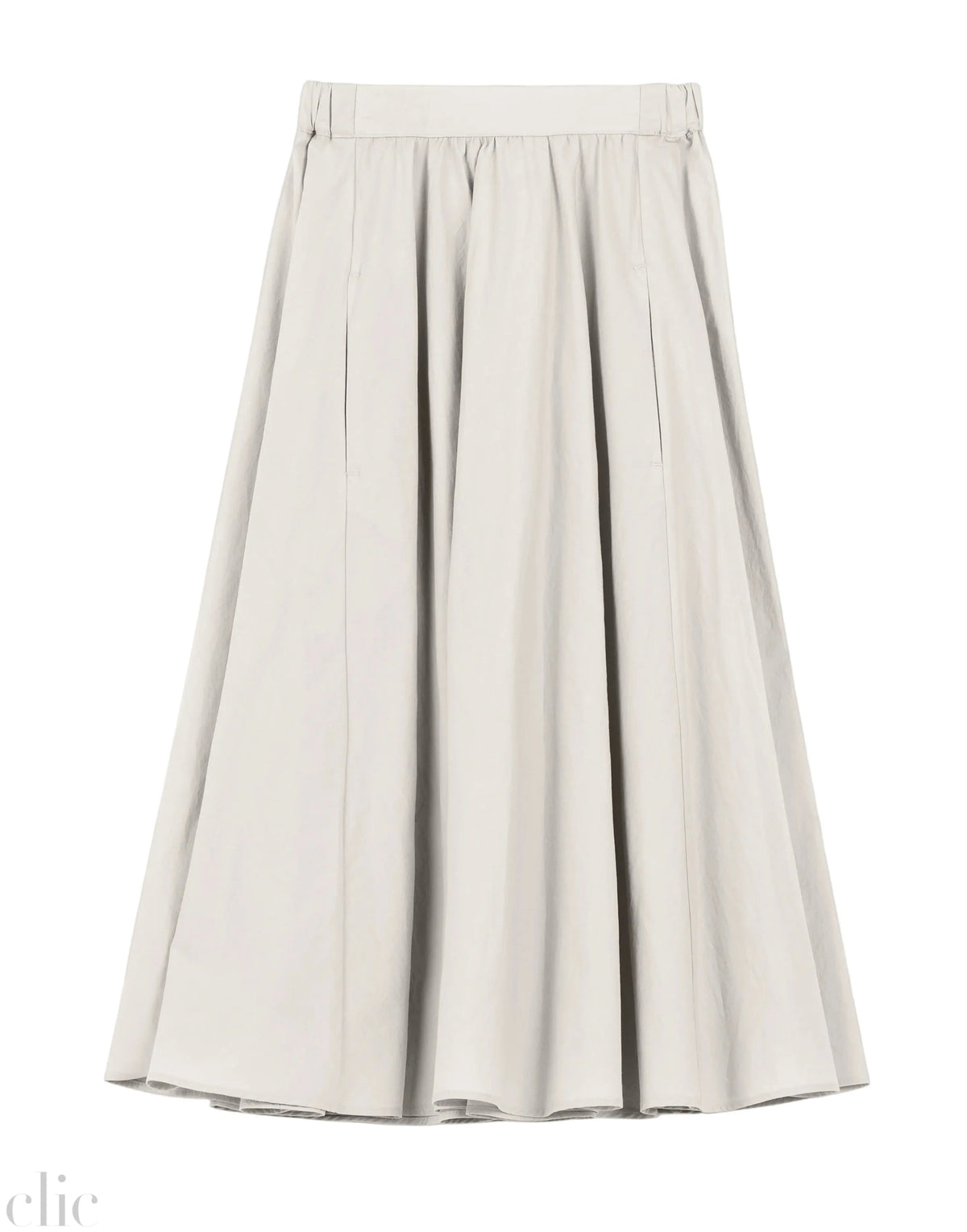 Relaxed Circle Skirt in Off White, from Modern Weaving