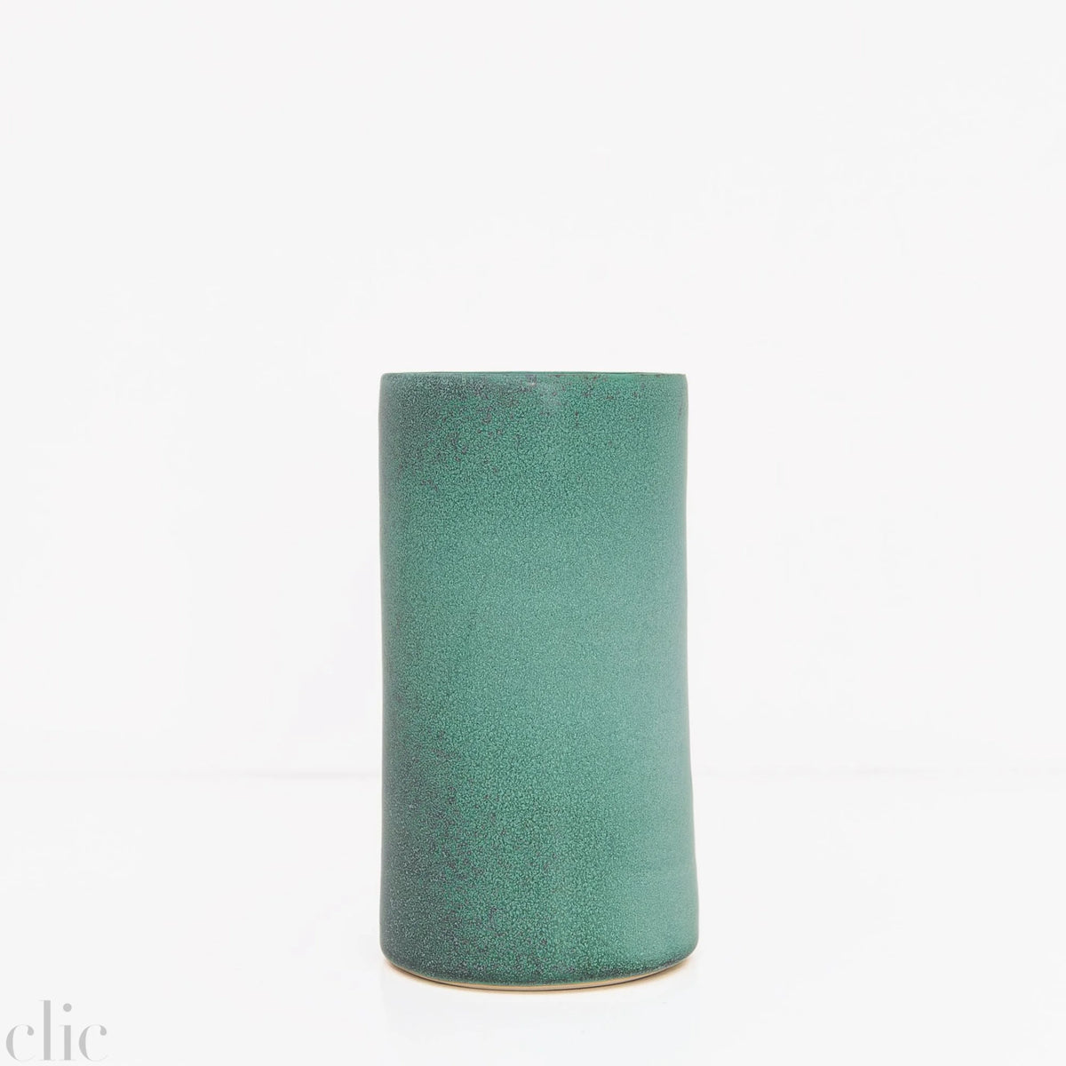 Small Slim Cylinder Vase in Turquoise