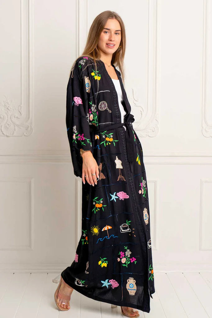 Mediterranean Jewel Kimono, from Zaimara