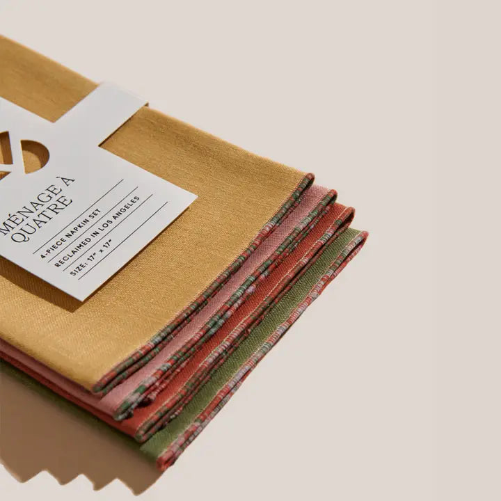 Set of 4 Napkins in Santa Fe, from Atelier Saucier