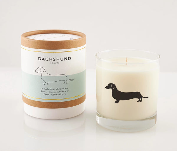 Dachshund Dog Breed Soy Candle, from Scripted Fragrance