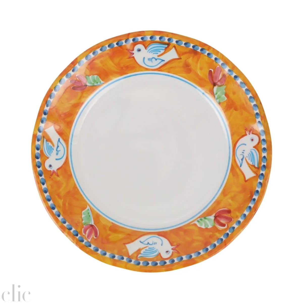 Uccello Dinner Plate, from Vietri