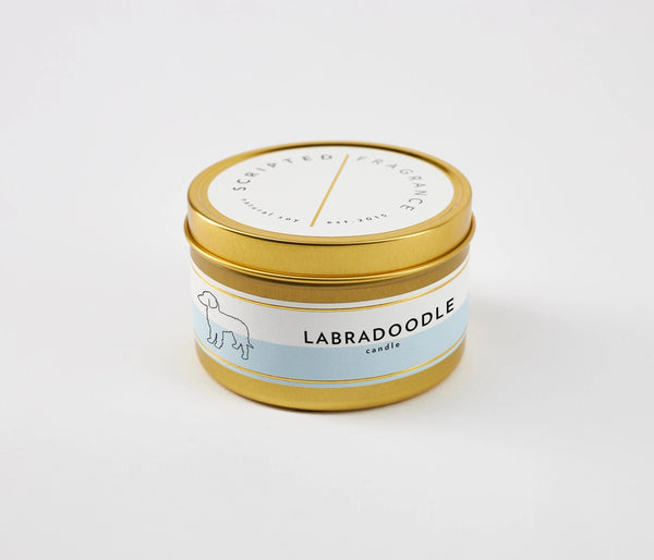 Labradoodle Dog Breed Candle, from Scripted Fragrance