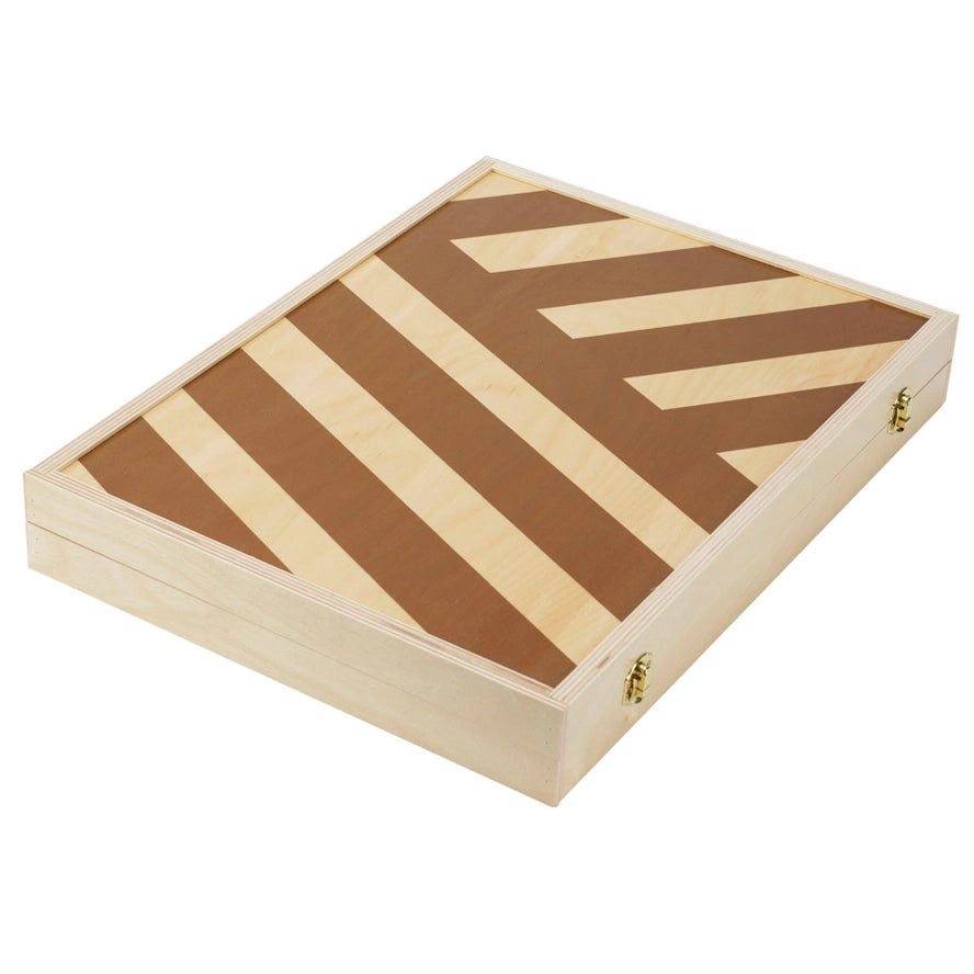 Alexander Tabletop Backgammon in Olive, from Wolfum