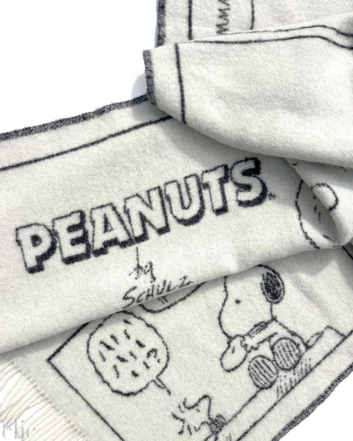Peanuts Doughnut Comic Blanket, from Maison Deux
