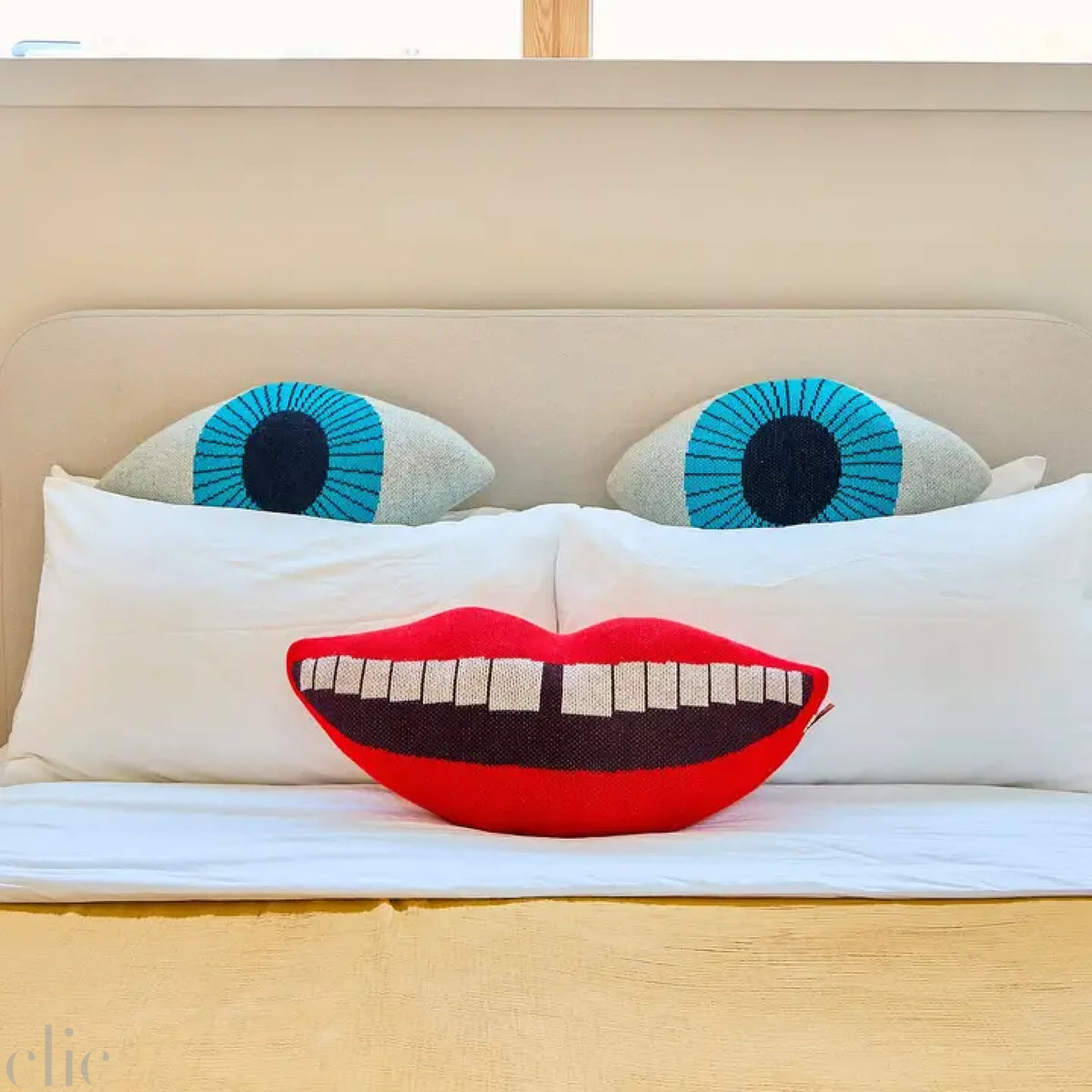 Eye Shaped Cushion, from Donna Wilson