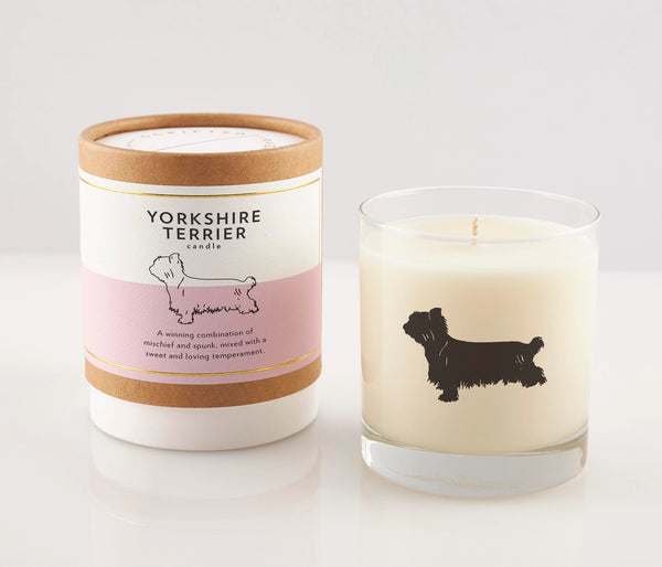 Yorkshire Terrier Dog Breed Soy Candle, from Scripted Fragrance