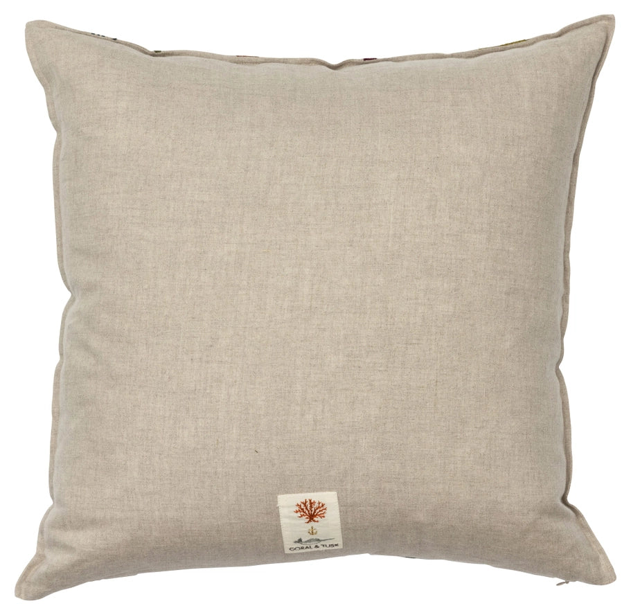 Boats Pattern Pillow, from Coral & Tusk