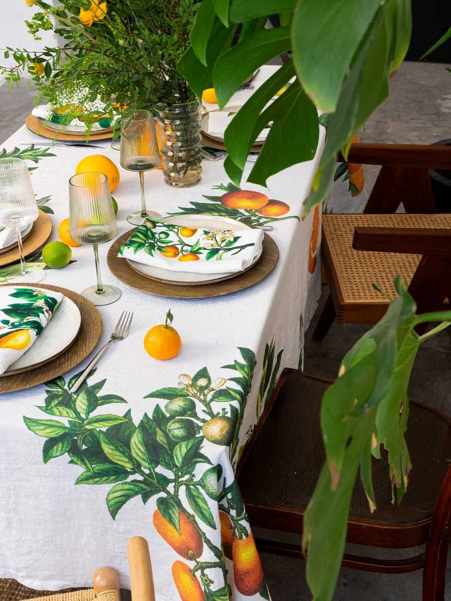 Citrus Tablecloth, from Linoroom