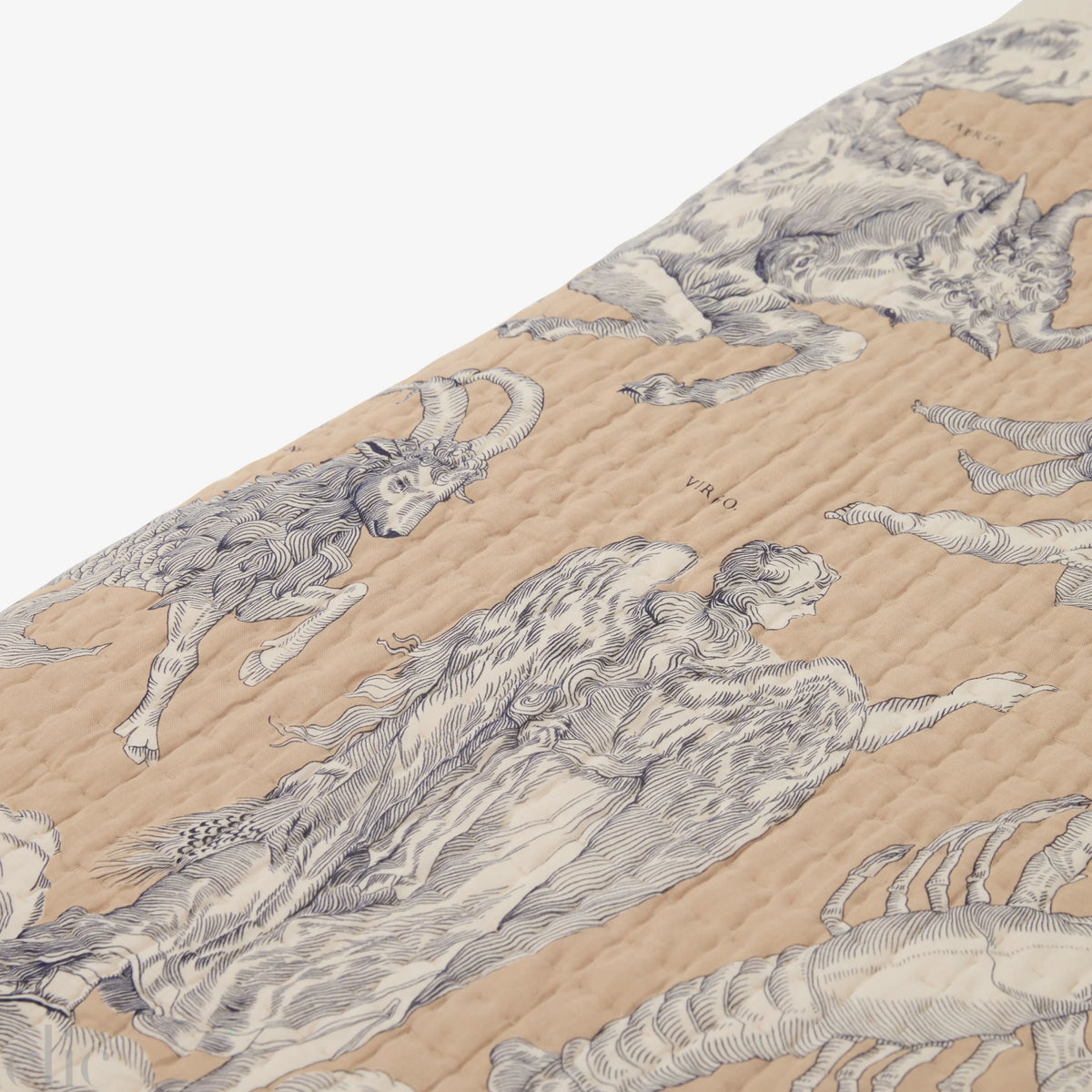 Astrologie Quilted Cover in Beige, from Inoui Editions